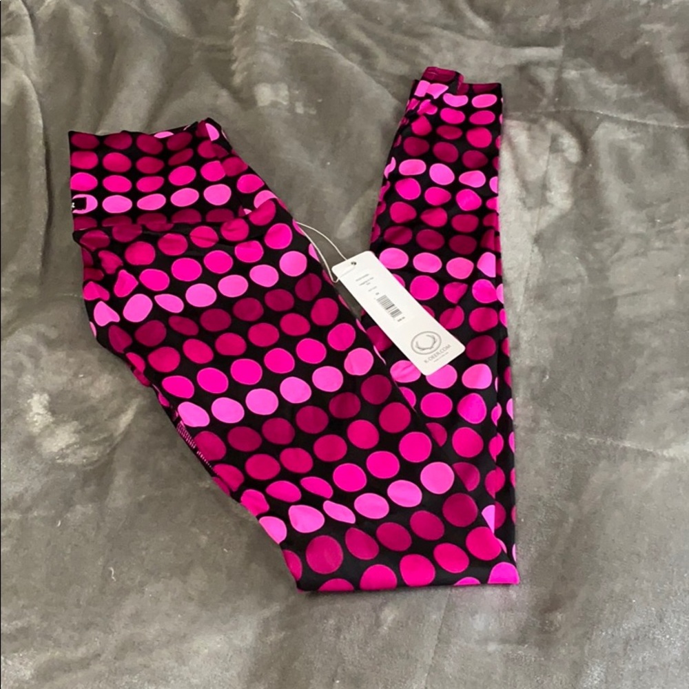 K-Deer Leggings in Hot Dot-XS